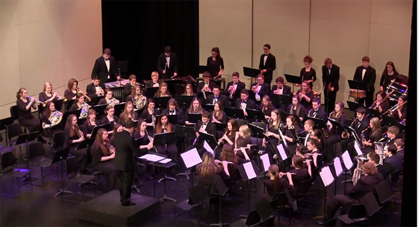 Wind Ensemble performs at Western High School 