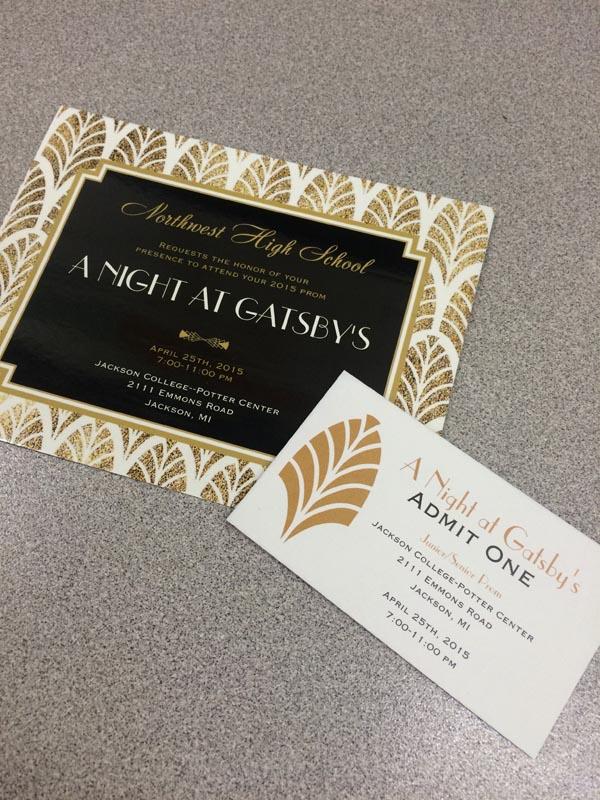 Tickets and Invitations to 2015 Prom 
