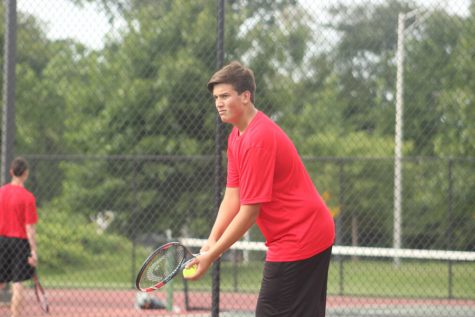 Varsity Boys Tennis Team at Parkside