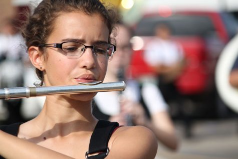 Marching Mounties prepared for the Grand Ledge Marching Exhibition