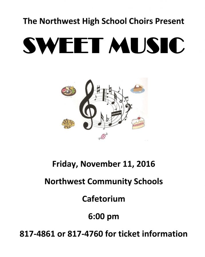 Choir presents Sweet Music event
