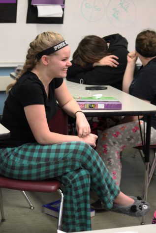 Pajama dress up day for Snowfest week