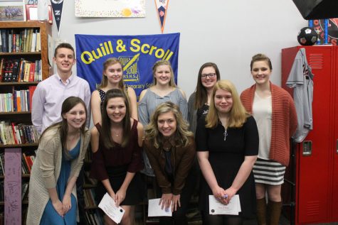 Quill and Scroll inducts eight members