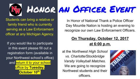 Northwest hosts honor an officer event
