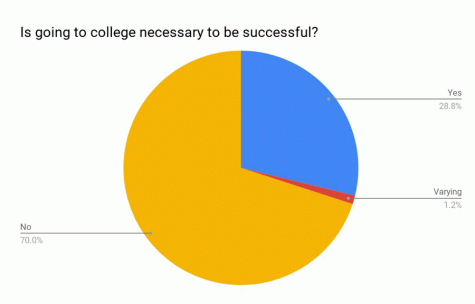 Survey reveals most people see college as optional for success