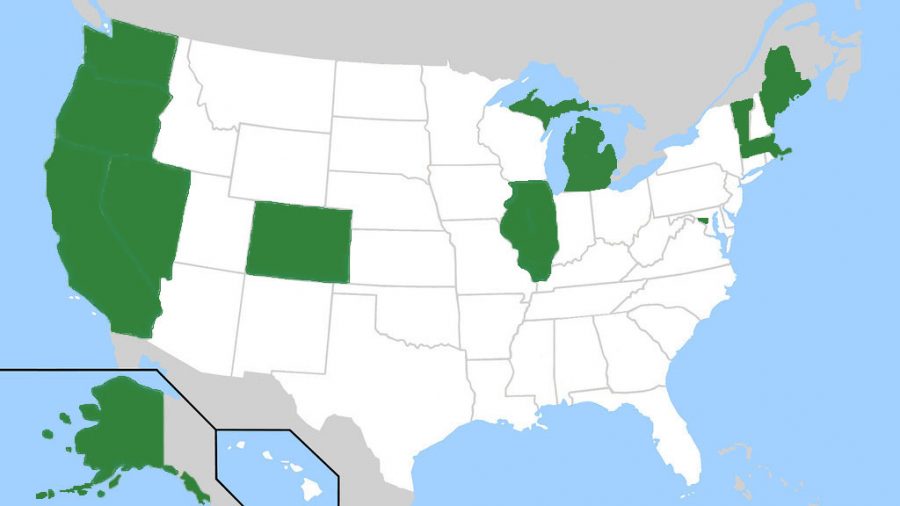 Marijuana legalization reaches several states