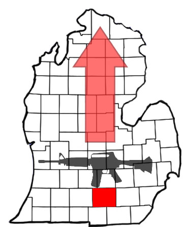 Graphic illustrates the rising gun violence in the area