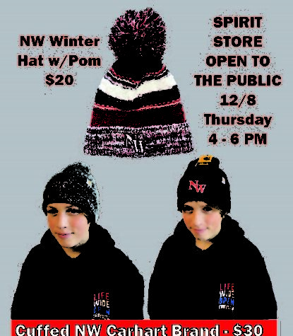 New winter hats made available through Spirit Store