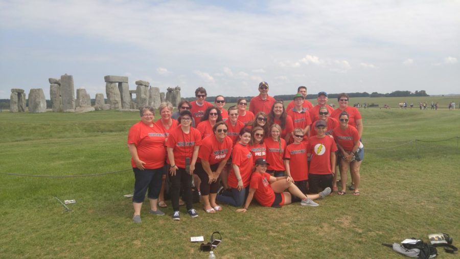 Northwest group posing in front of Stonehenge in Wiltshire, England.