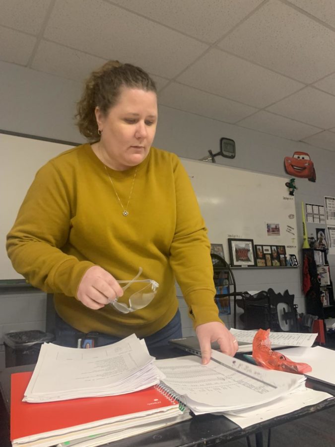 Katie Christner Co-teaching STEM about OSHA
