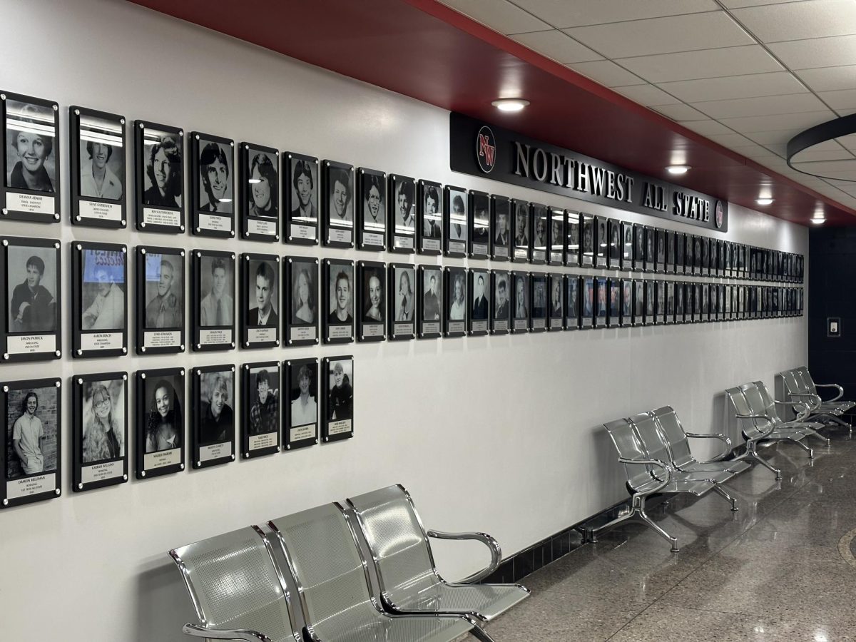 Northwest´s All-State wall being proudly displayed.