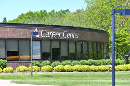 Entrance of the Jackson Area Career Center.