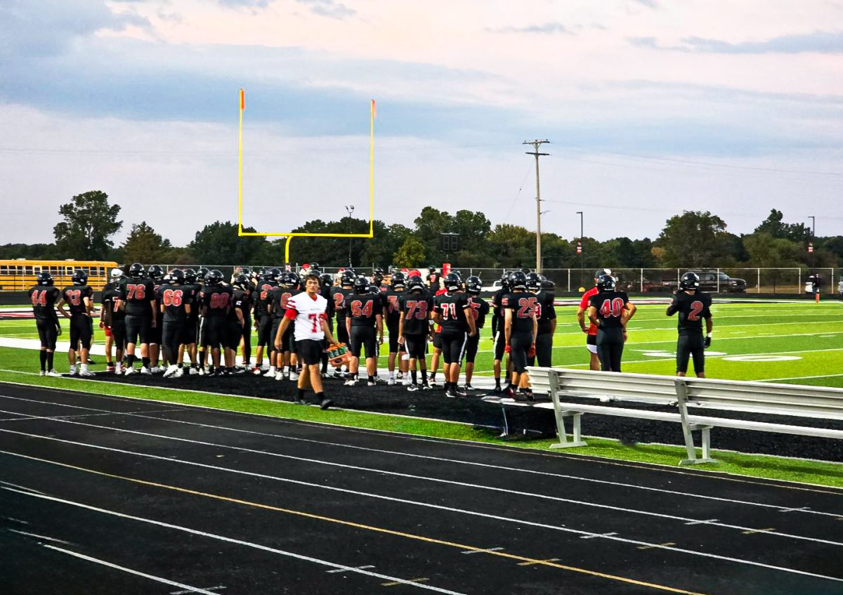 The JV A and B football teams.
